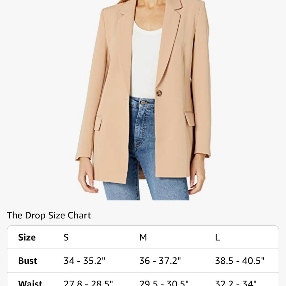 The Drop Women's Blake Long Blazer - Picture 6 of 6
